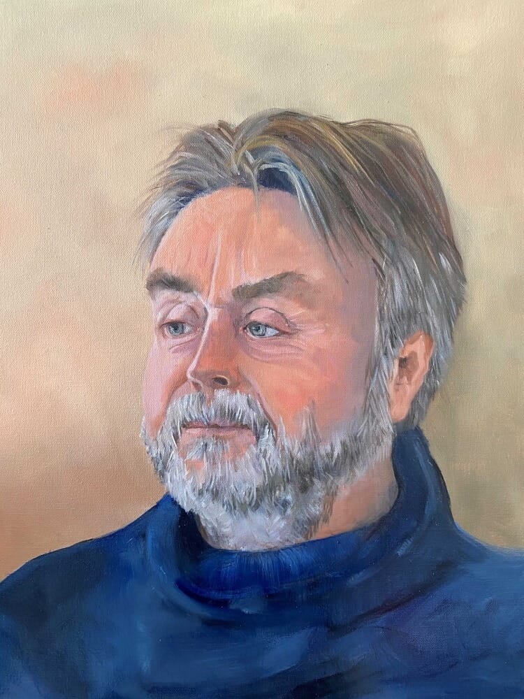 Jaap, 2021, 40 x 50 cm. Olieverf op doek